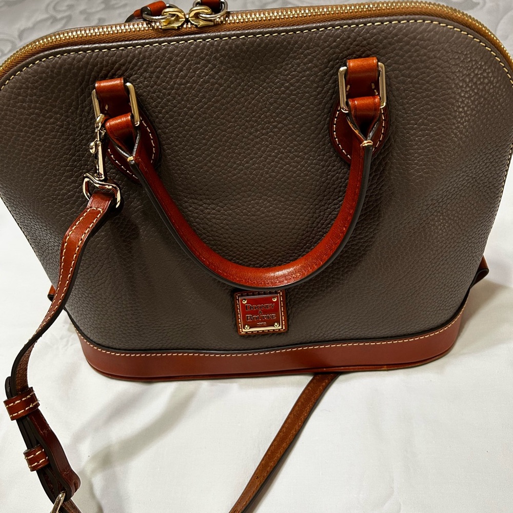 Dooney & Bourke Elephant Leather Satchel